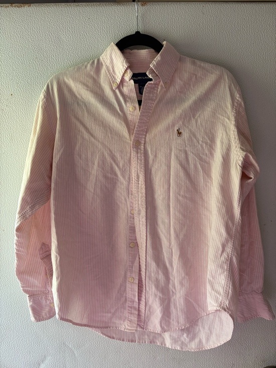 Ralph Lauren Other - Ralph Lauren Pink Striped Button-Down Shirt